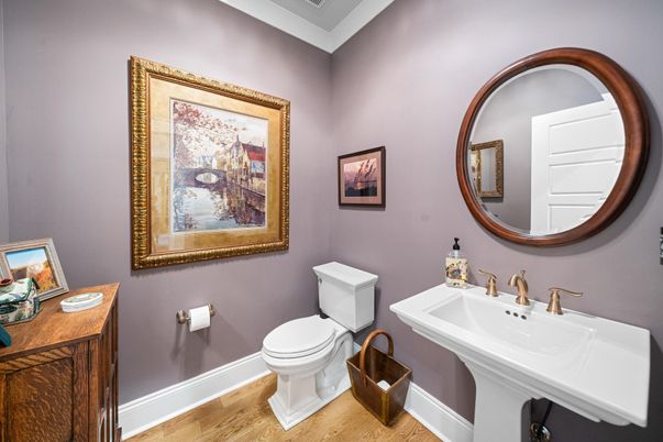 Bathroom, Interior, Wood Texture Flooring