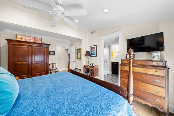 Bedroom, Interior, Recessed Lighting