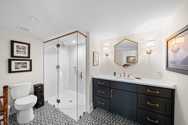 Bathroom, Glass Shower, Interior