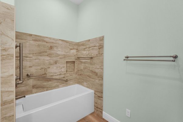 Bathroom, Interior, Wood Texture Flooring