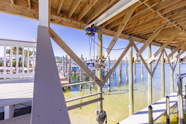 Exterior, Water, Wooden Beams