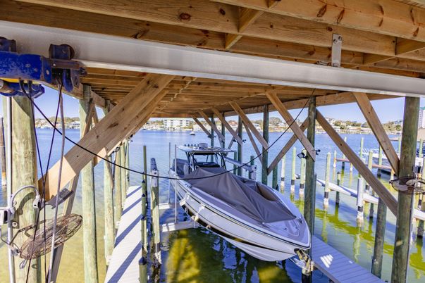 Exterior, Water, Wooden Beams