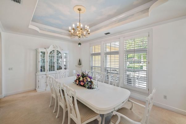 Chandelier, Dining room, Interior