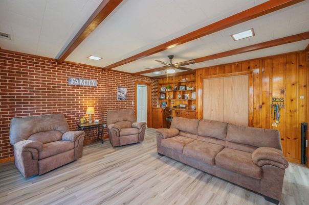 Interior, Living room, Stone Walls, Wooden Beams, Wood Texture Flooring, Wooden Walls