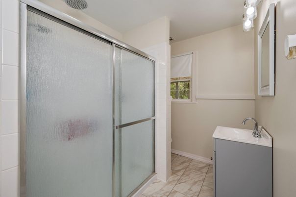 Bathroom, Glass Shower, Interior