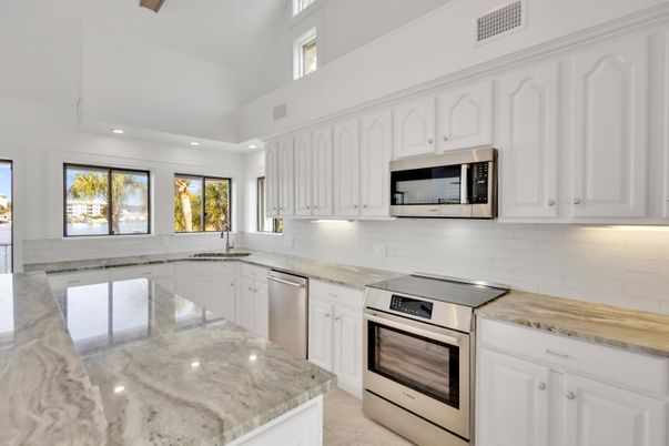 Interior, Kitchen, Recessed Lighting, Stainless Steel Appliances
