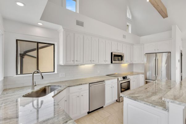 Interior, Kitchen, Recessed Lighting, Stainless Steel Appliances
