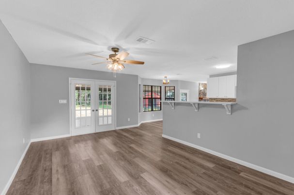 Empty room, Interior, Wood Texture Flooring
