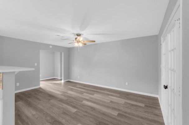 Empty room, Interior, Wood Texture Flooring