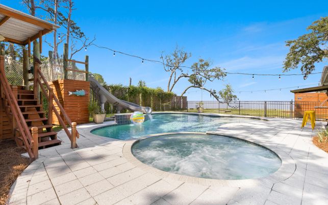 Backyard, Exterior, Playground, Pool