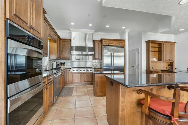 Interior, Kitchen, Recessed Lighting, Stainless Steel Appliances