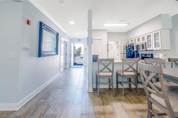 Interior, Recessed Lighting, Wood Texture Flooring