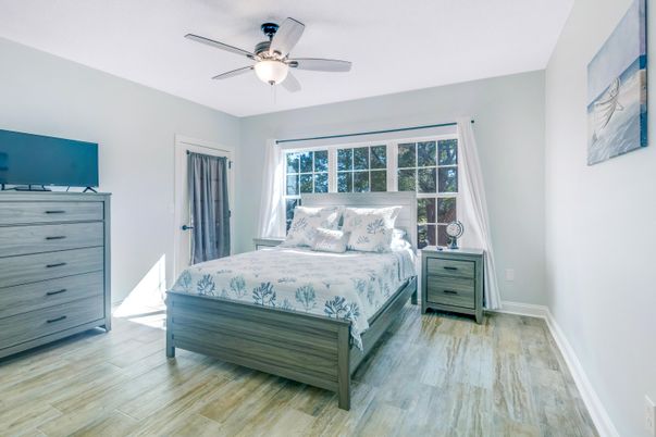 Bedroom, Interior, Wood Texture Flooring