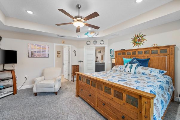 Bedroom, Interior, Recessed Lighting