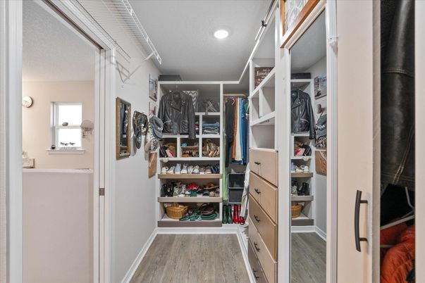 Interior, Recessed Lighting, Walk-in Closets, Wood Texture Flooring