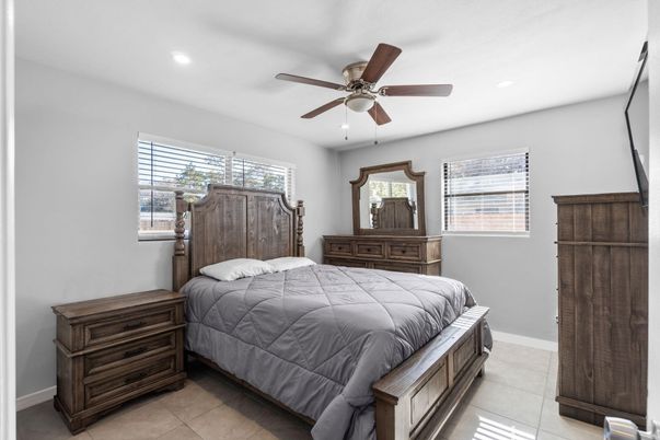 Bedroom, Interior, Recessed Lighting