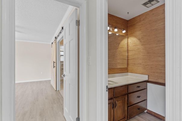Bathroom, Interior, Wood Texture Flooring, Wooden Walls