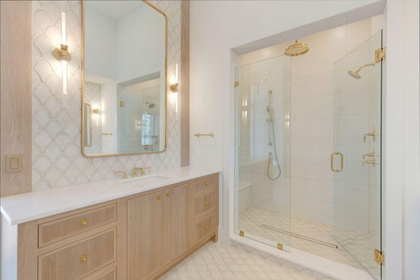 Bathroom, Glass Shower, Interior