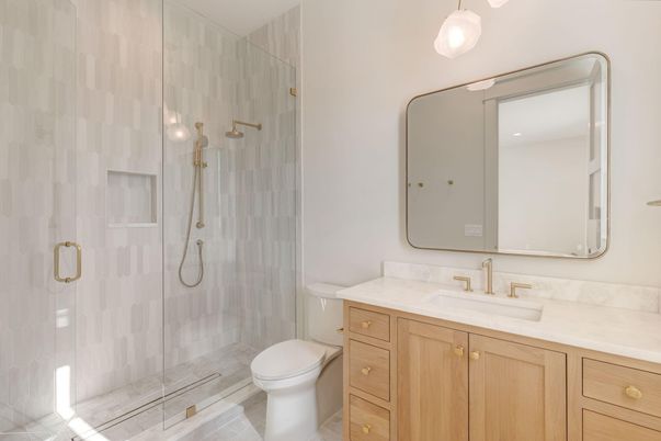 Bathroom, Glass Shower, Interior