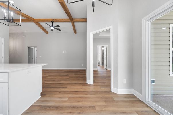 Interior, Kitchen, Wooden Beams, Wood Texture Flooring
