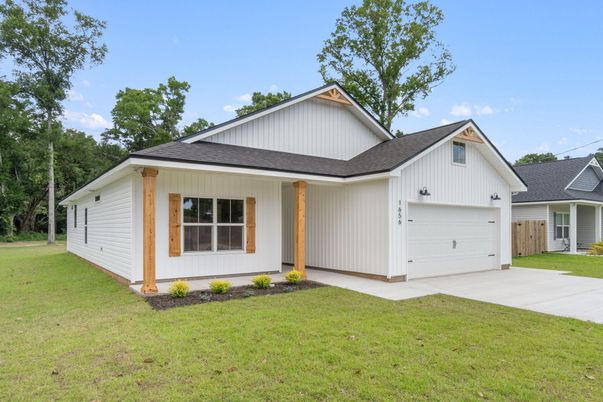 Attached, Backyard, Exterior, Facade, Farmhouse