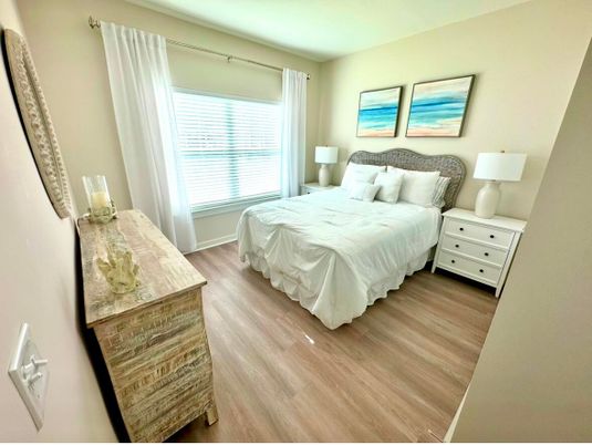 Bedroom, Interior, Wood Texture Flooring
