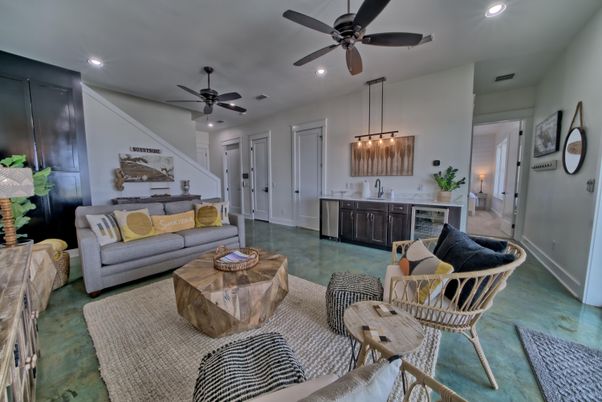 Interior, Kitchen, Living room, Pendant Lights, Recessed Lighting