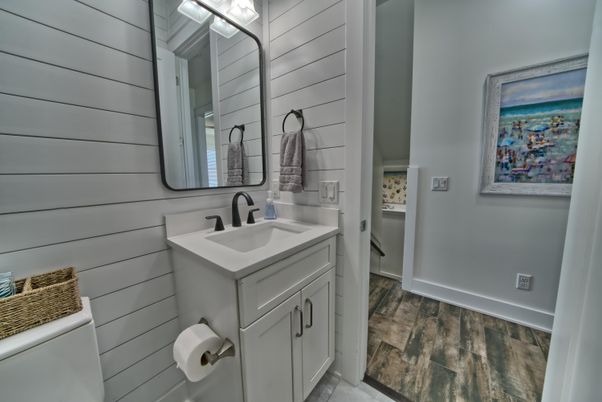 Bathroom, Interior, Wood Texture Flooring