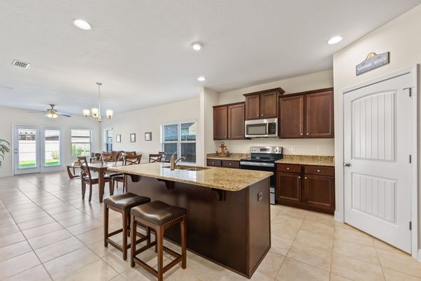 Chandelier, Dining room, Interior, Kitchen, Recessed Lighting