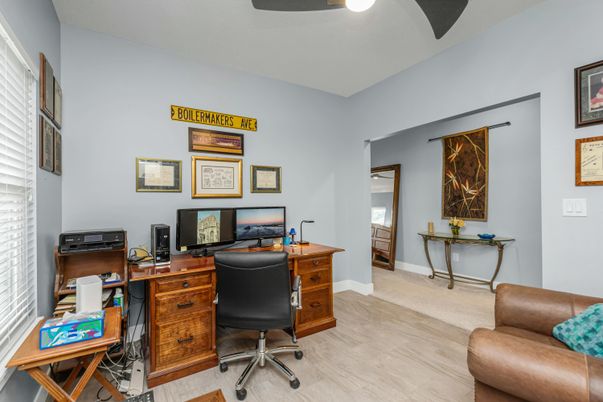 Home Office, Interior, Wood Texture Flooring