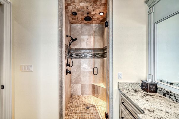 Bathroom, Glass Shower, Interior