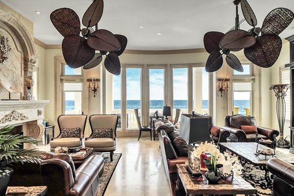Fireplace, Interior, Living room, Recessed Lighting, Water