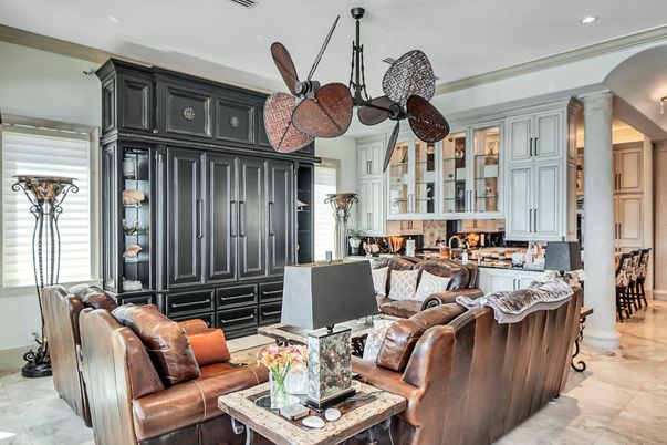 Interior, Kitchen, Living room, Recessed Lighting