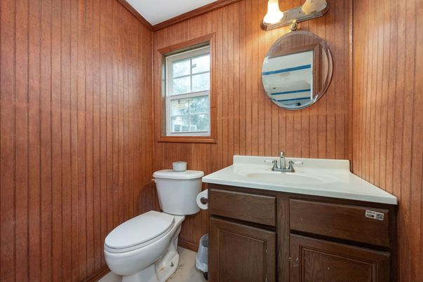 Bathroom, Interior, Wooden Walls