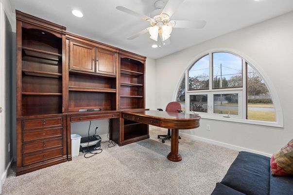 Home Office, Interior, Recessed Lighting