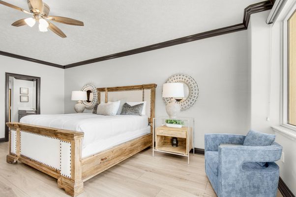 Bedroom, Interior, Wood Texture Flooring