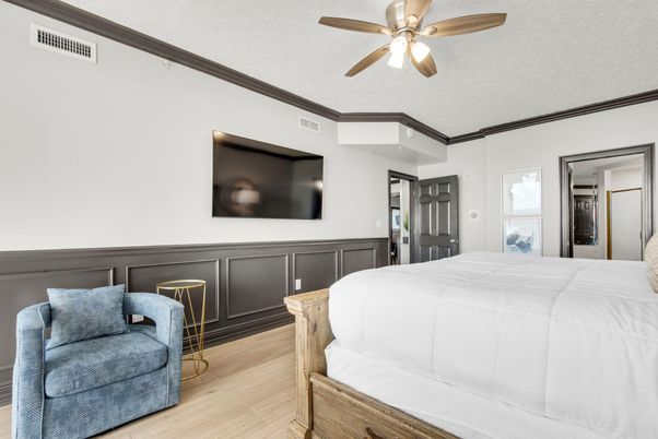 Bedroom, Interior, Wood Texture Flooring