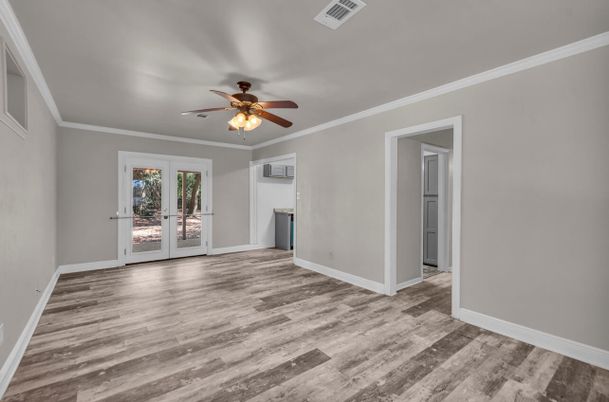 Empty room, Interior, Wood Texture Flooring