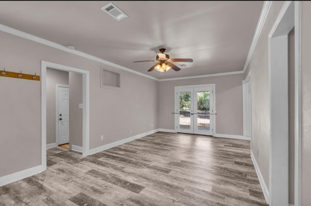 Empty room, Interior, Wood Texture Flooring