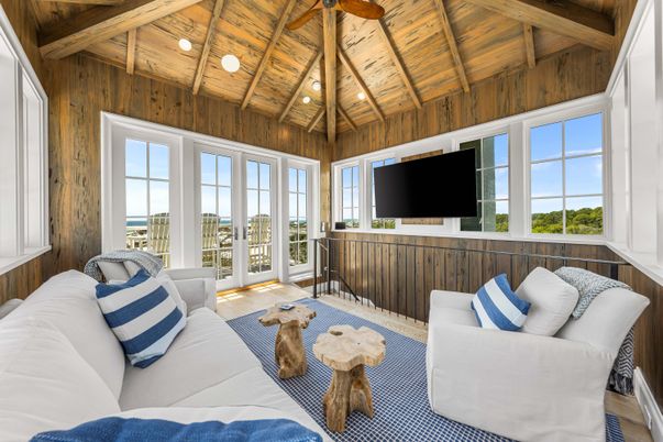 Interior, Living room, Recessed Lighting, Wooden Beams, Wooden Ceilings, Wooden Walls