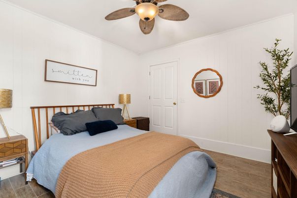 Bedroom, Interior, Wood Texture Flooring