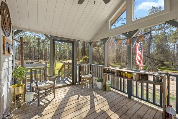 Interior, Sun Room, Wood Texture Flooring