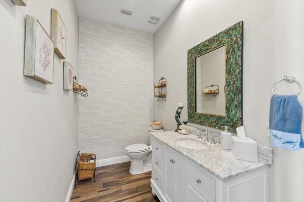 Bathroom, Interior, Wood Texture Flooring