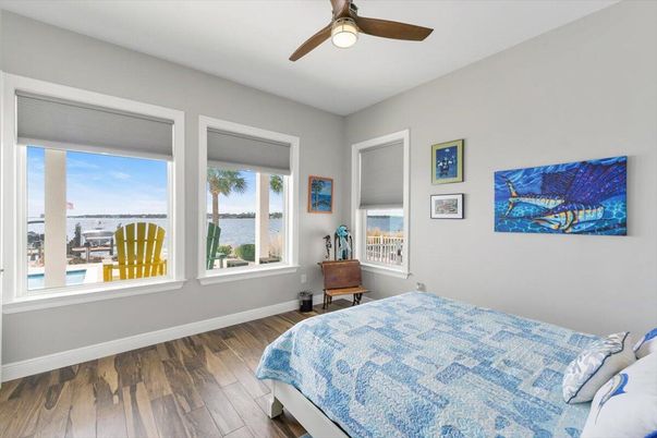 Bedroom, Interior, Water, Wood Texture Flooring