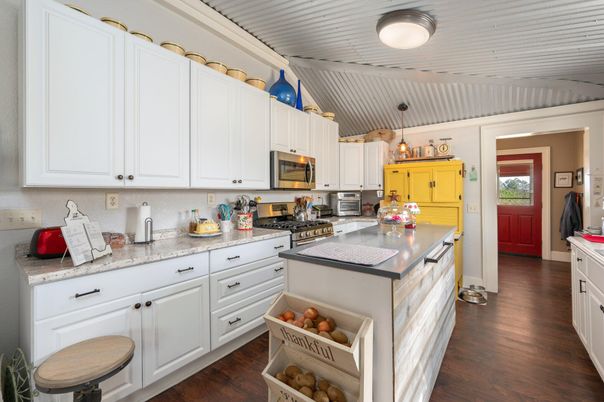 Interior, Kitchen, Wood Texture Flooring