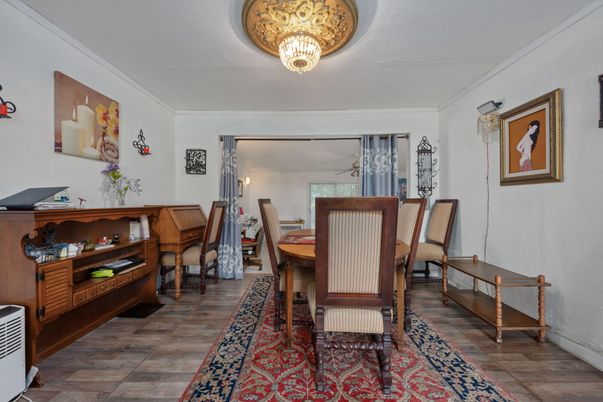 Dining room, Interior, Wood Texture Flooring