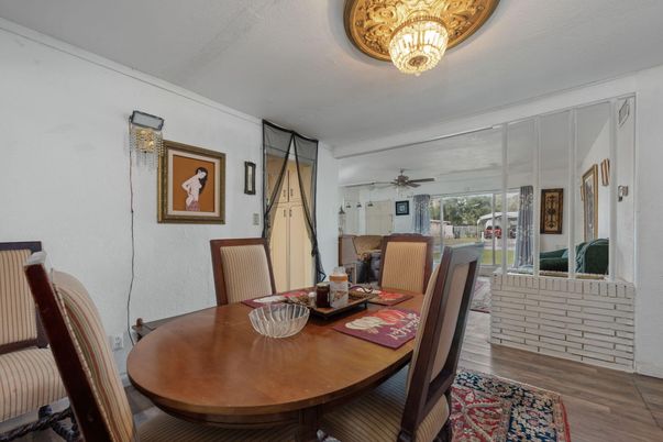 Dining room, Interior, Wood Texture Flooring