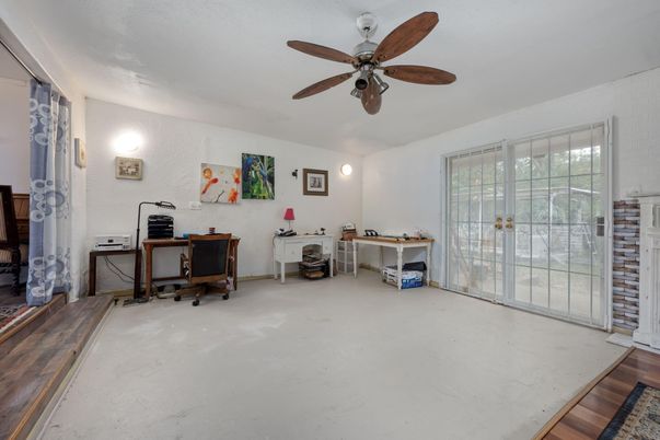 Home Office, Interior, Wood Texture Flooring