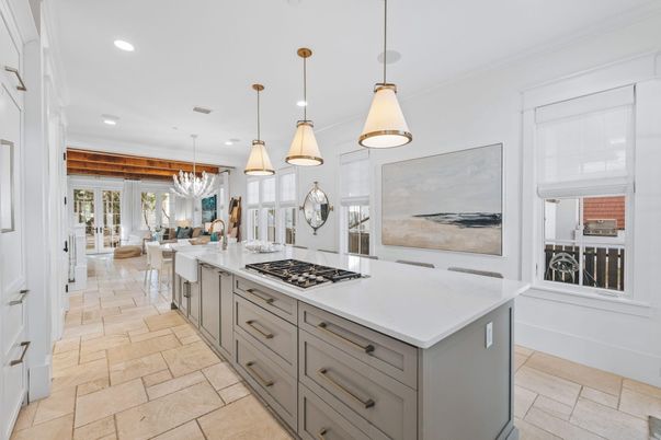 Dining room, Interior, Kitchen, Pendant Lights, Recessed Lighting