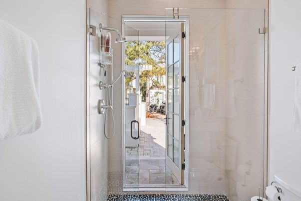 Bathroom, Glass Shower, Interior